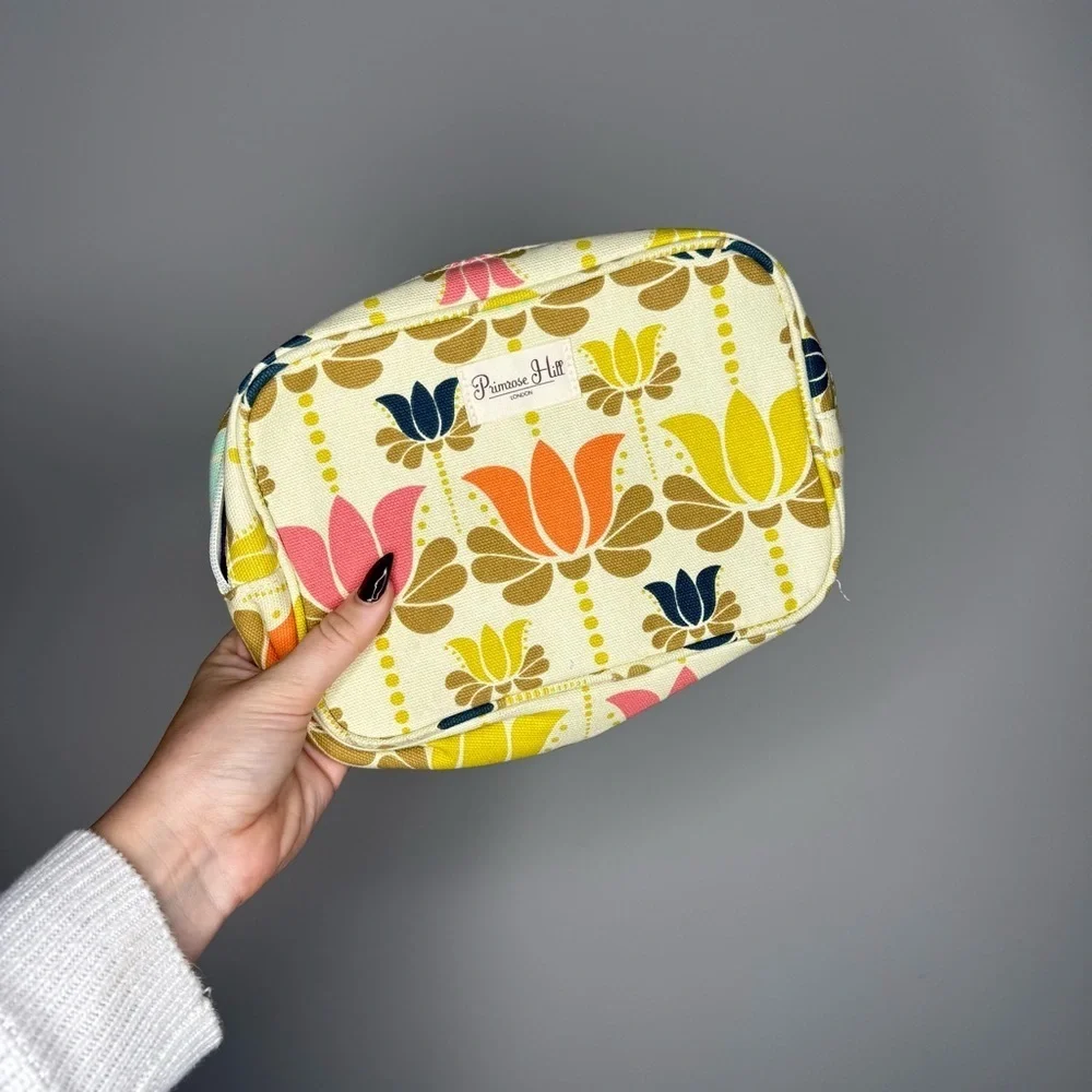 Primrose Hill Multicolor Floral makeup bag